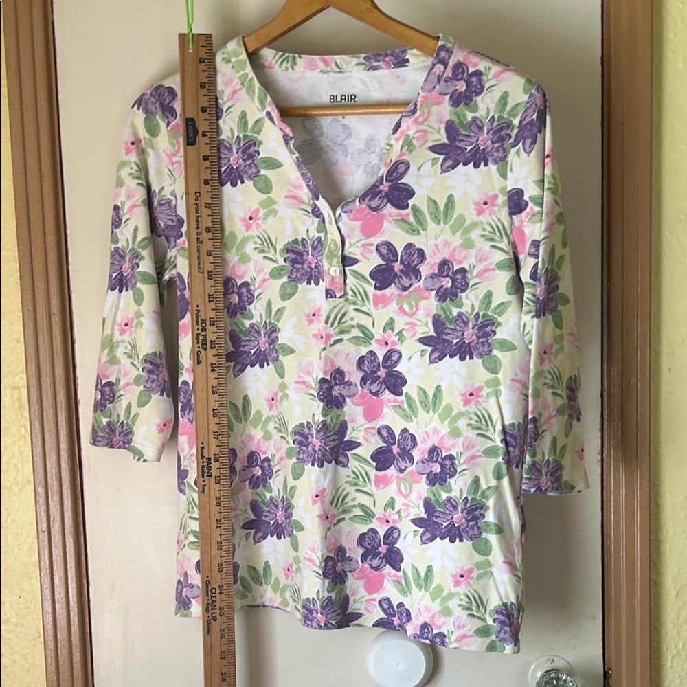 Blair Women's Floral Blouse - Purple and Pink